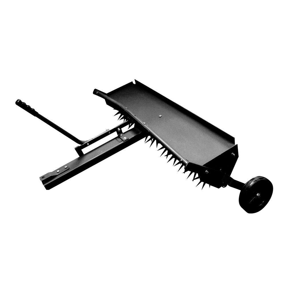 Precision Tow Behind Spike Aerator for Lawn Tractors with Tires, 40-in