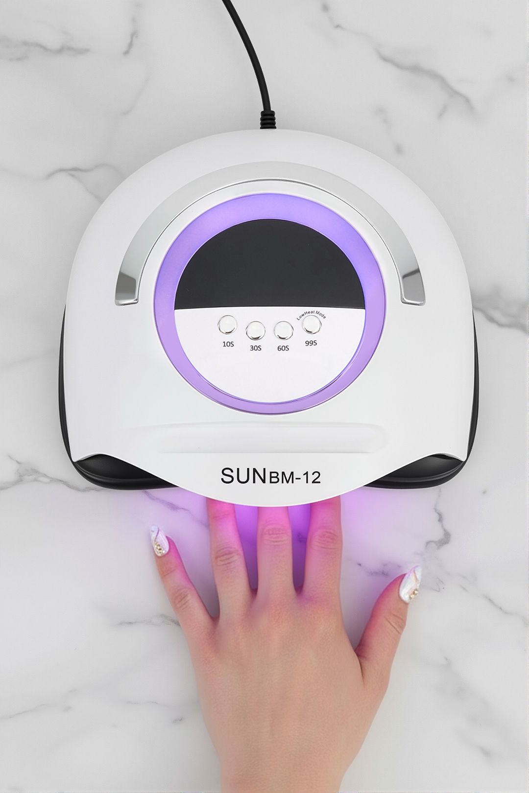 SHEONLY UV & LED Nail Lamp with 4 Time Settings and Infrared Sensor