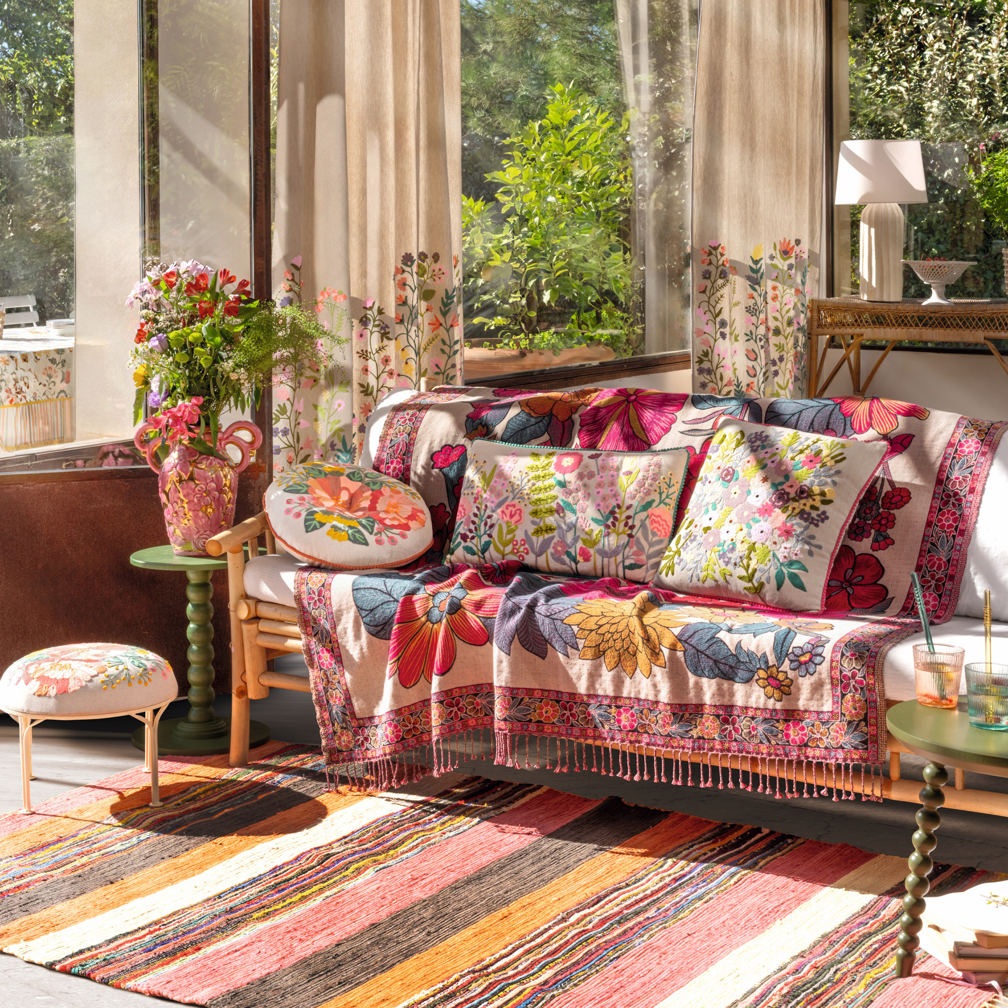 Plaid jacquardFlânerie