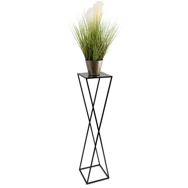 Nowoczesny kwietnik stojący 100 cm czarny