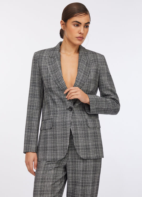 Blazer in principe di galles