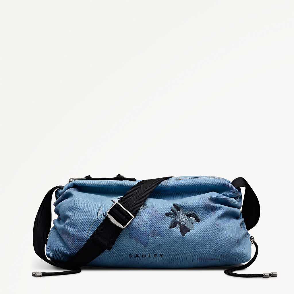 Eden Row - Denim - Medium Ziptop Cross Body