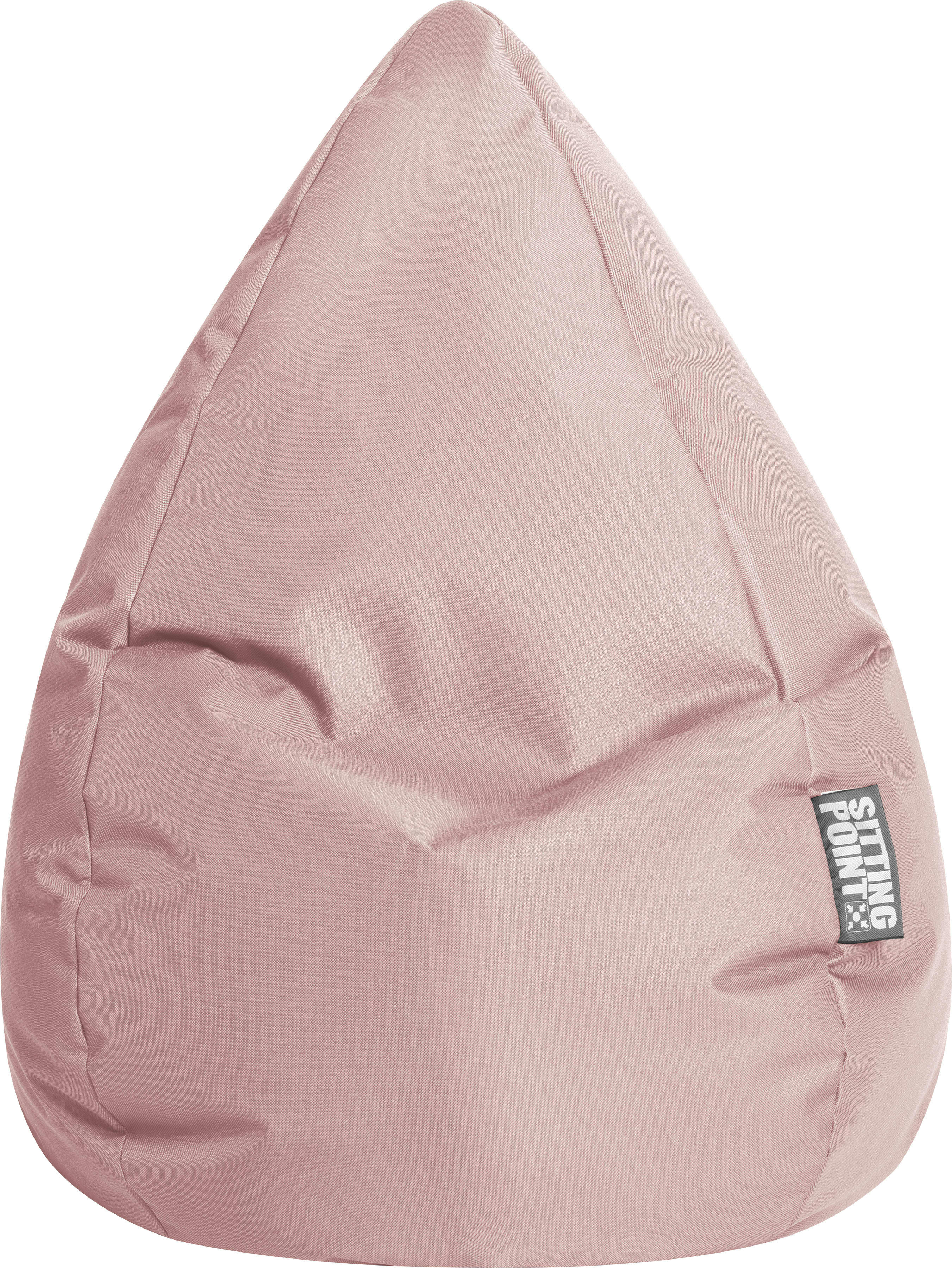 BRAVA - Pouf poire XL d'intérieur vieux rose 70x110cm