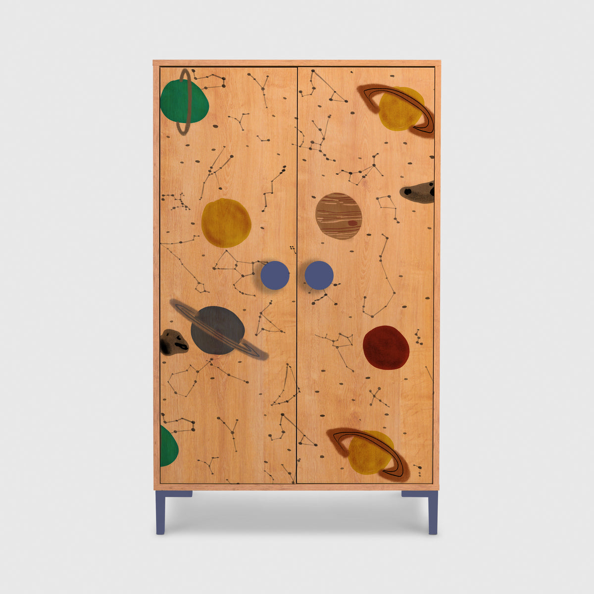 Really Nice Things Dressoir Alva Kids Eiken - Space