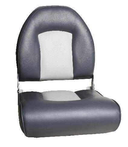 Leopard Polyester High-Back Boat Seat, Water Repellent