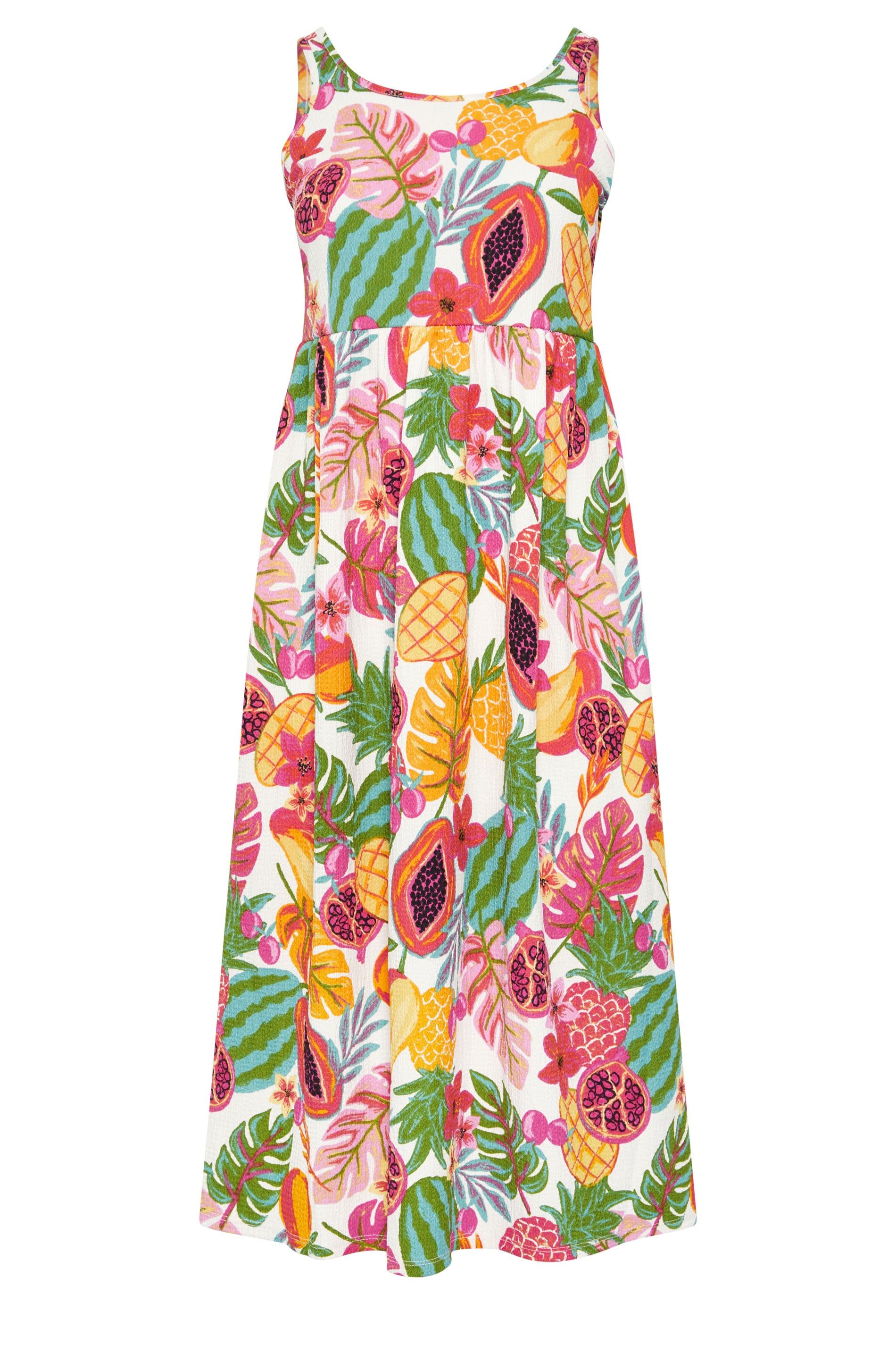 Yours Fruit Print Smock Dress
