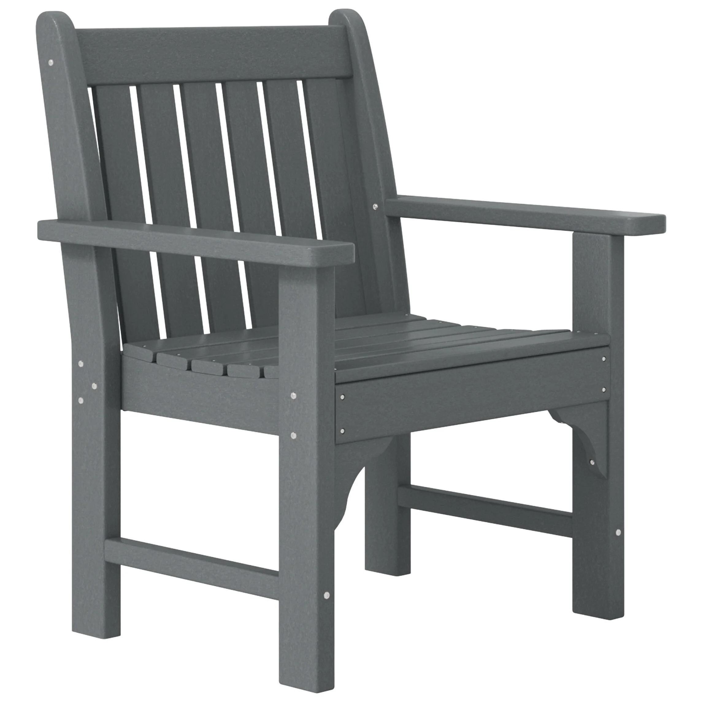 Polytrends Laguna HDPE Outdoor Dining Garden Arm Chair