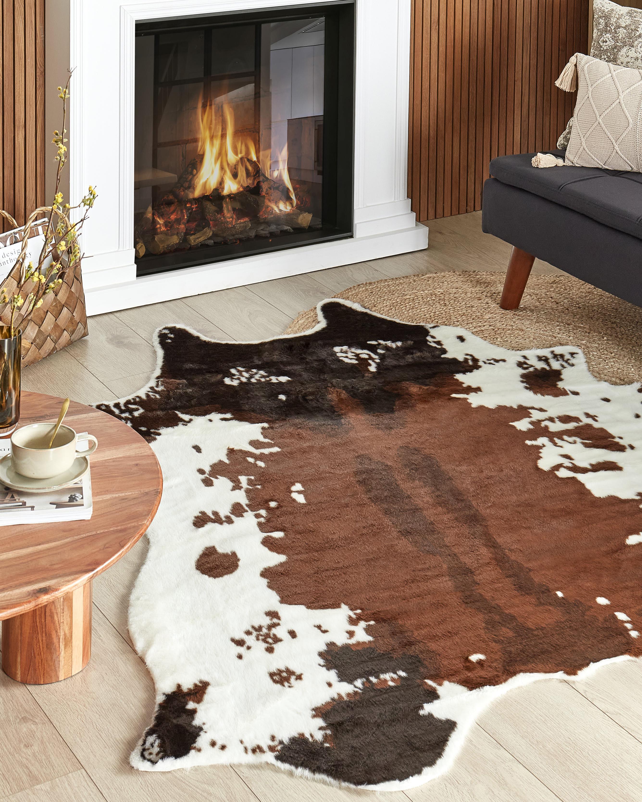 Faux Cowhide Rug BOGONG Brown 150 x 200 cm