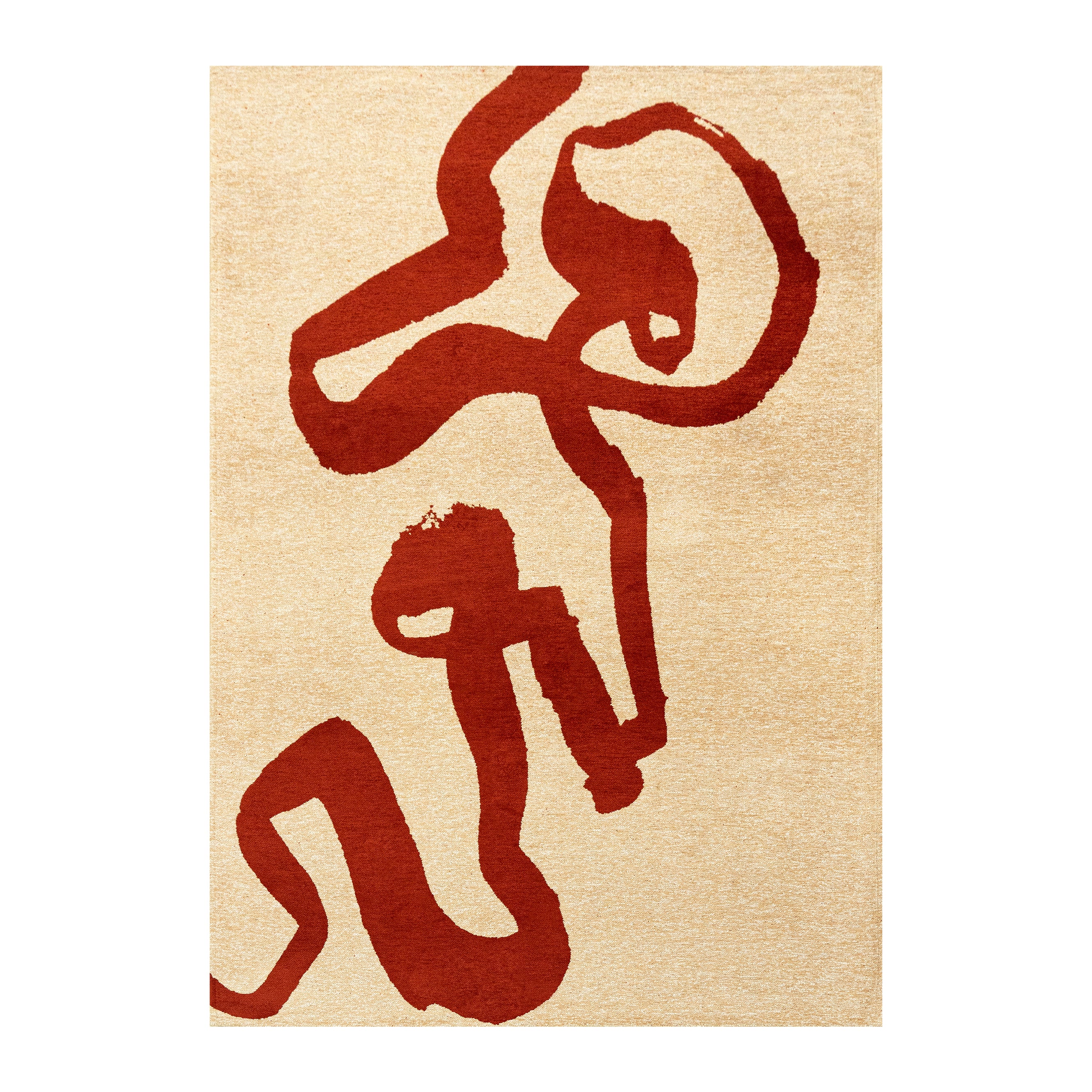 Louis de Poortere Ribbon Vloerkleed 240 x 340 cm - Red