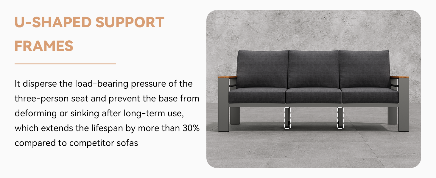 U-shape support frame