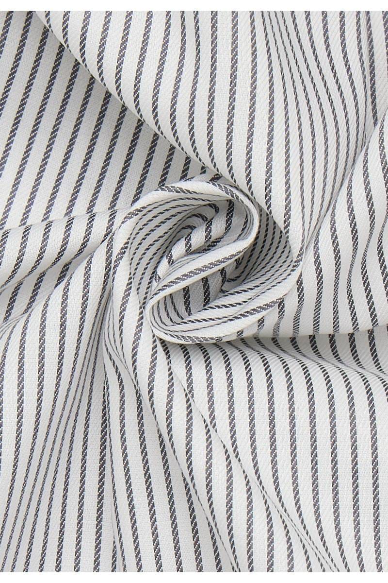 ETERNA Modern Fit Hemd steingrau, Gestreift