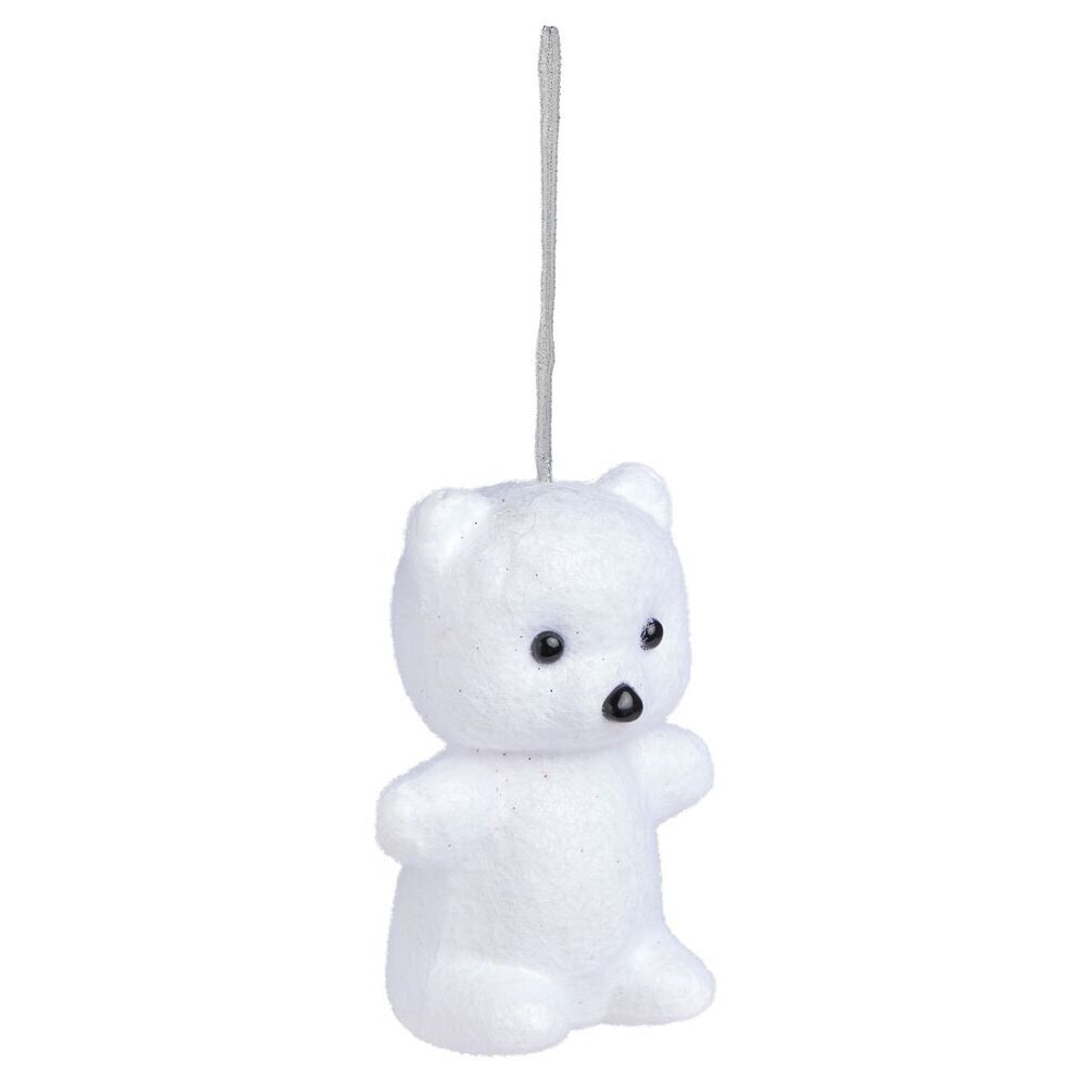 Ourson à poser blanc