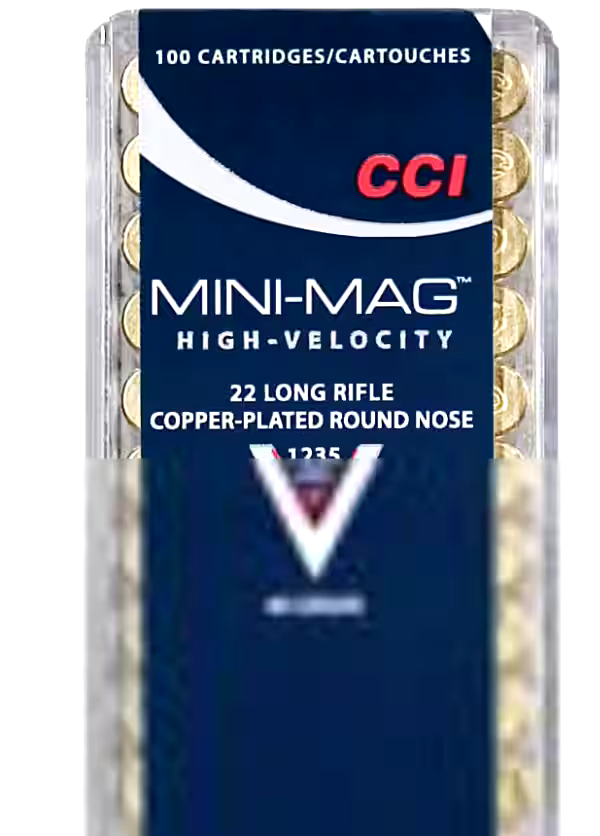 CCI .22 LR 40 Grain Copper Plated Round Nose Ammunition