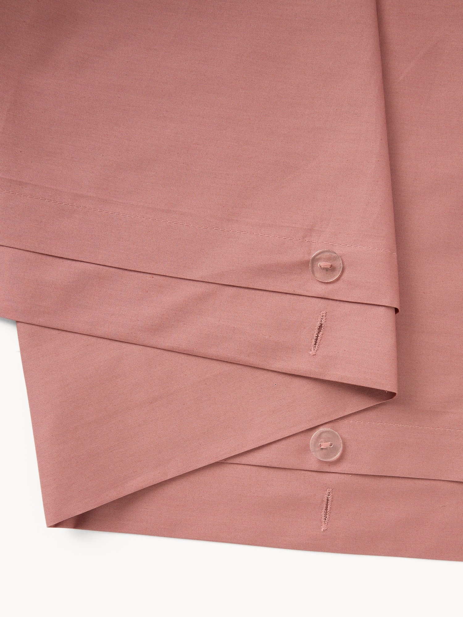 Parure copripiumino in cotone percalle tinta unita - Prezzo di lancio