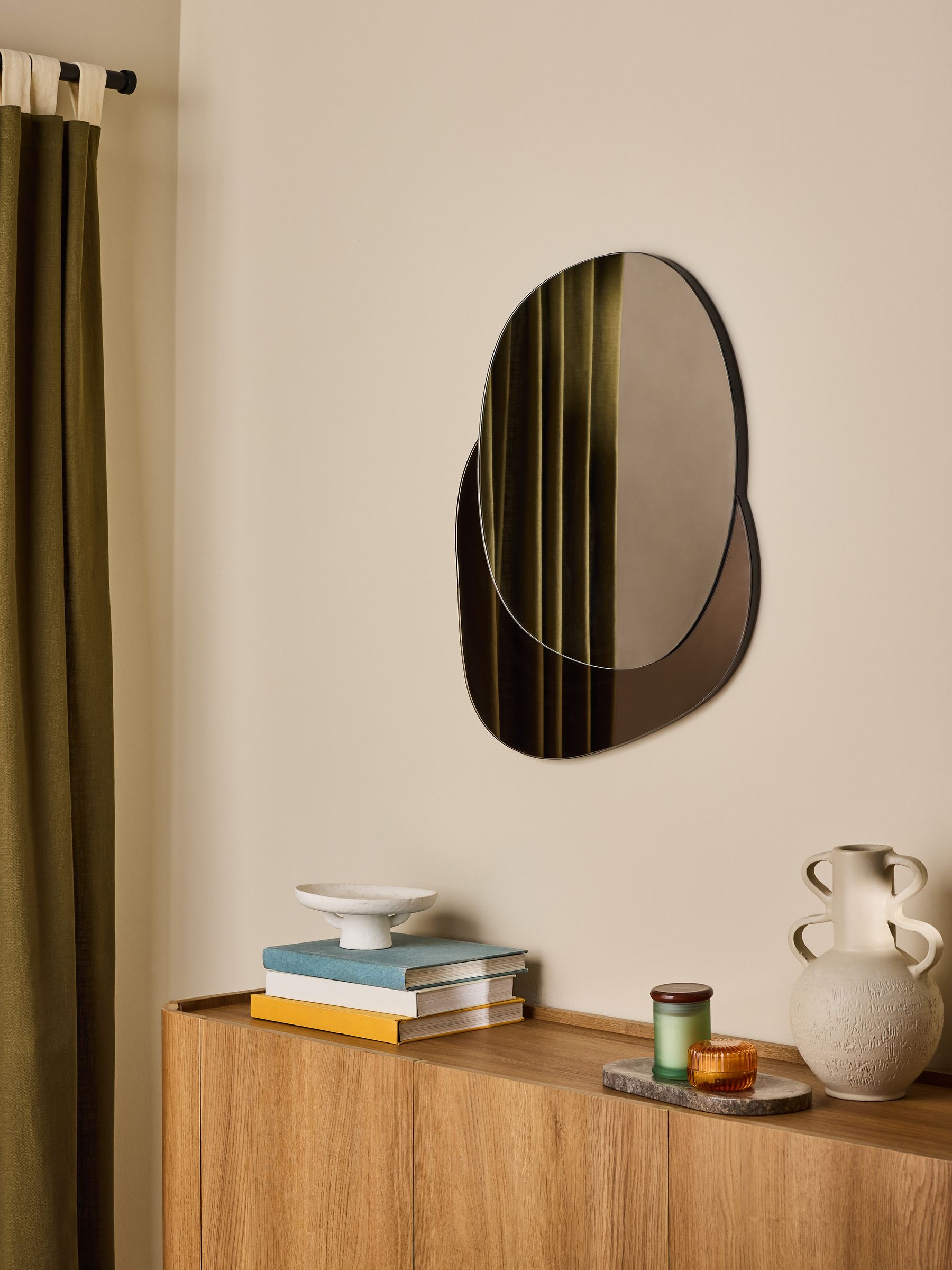 Nysa Mirror in Brown