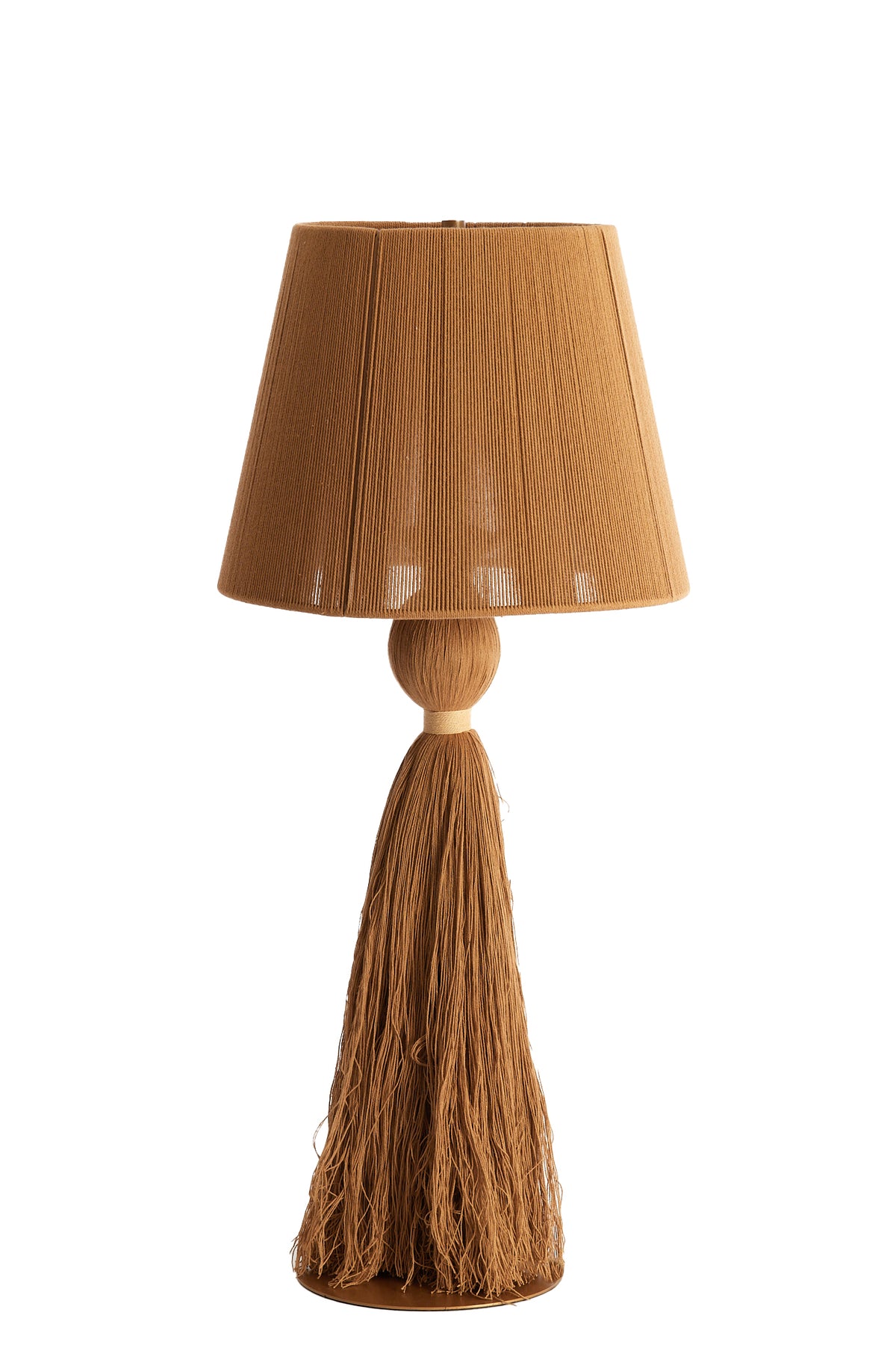 Light & Living tafellamp ESPINO - geel - Ø31x58cm