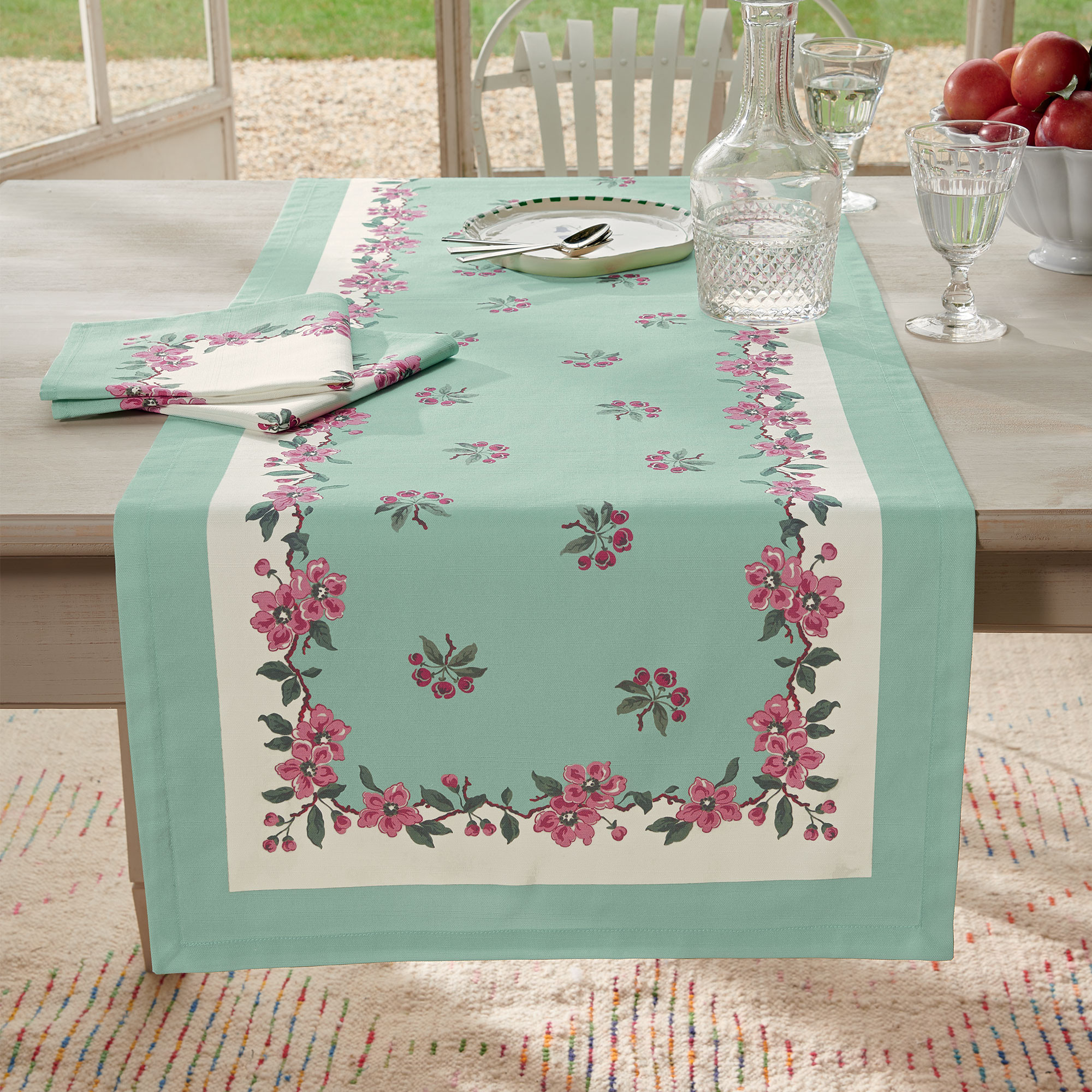 Lot de 2 serviettes de tableÀ la française