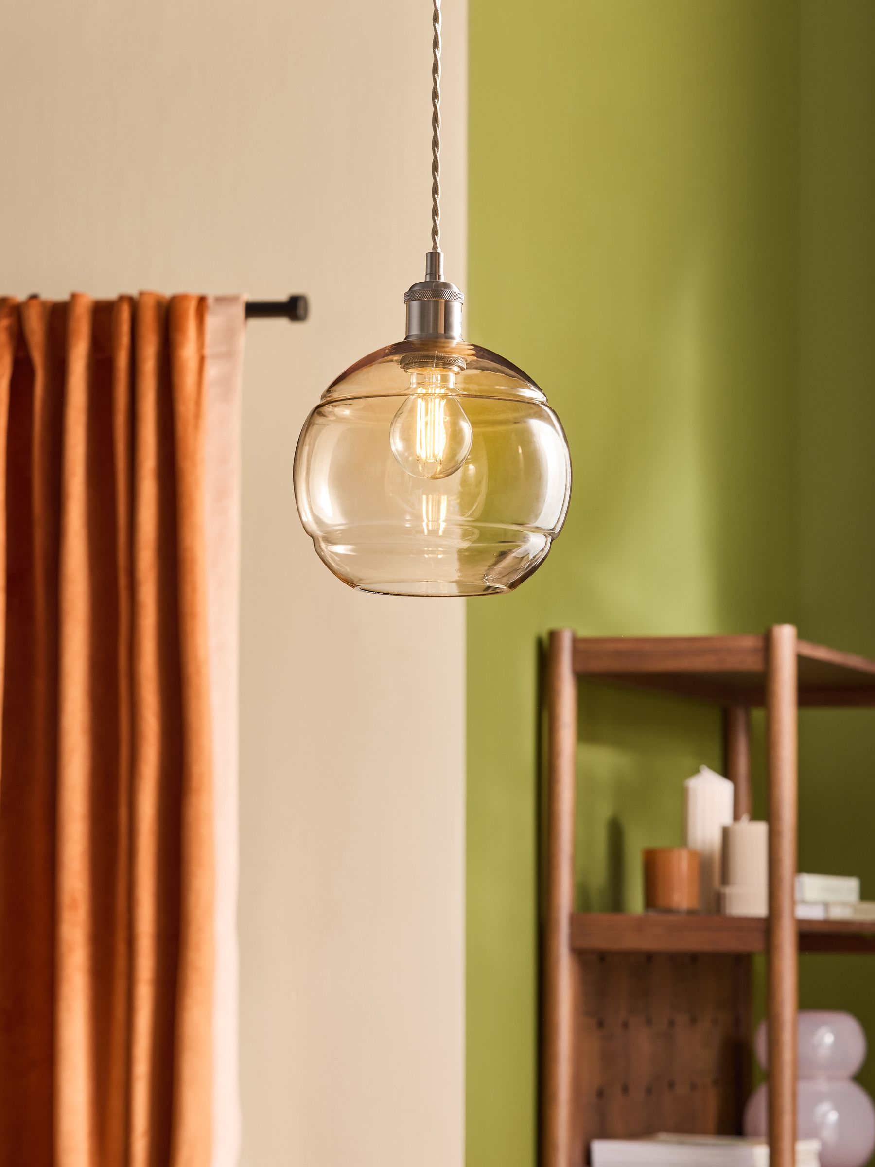 Champagne Mika Easyfit Glass Shade