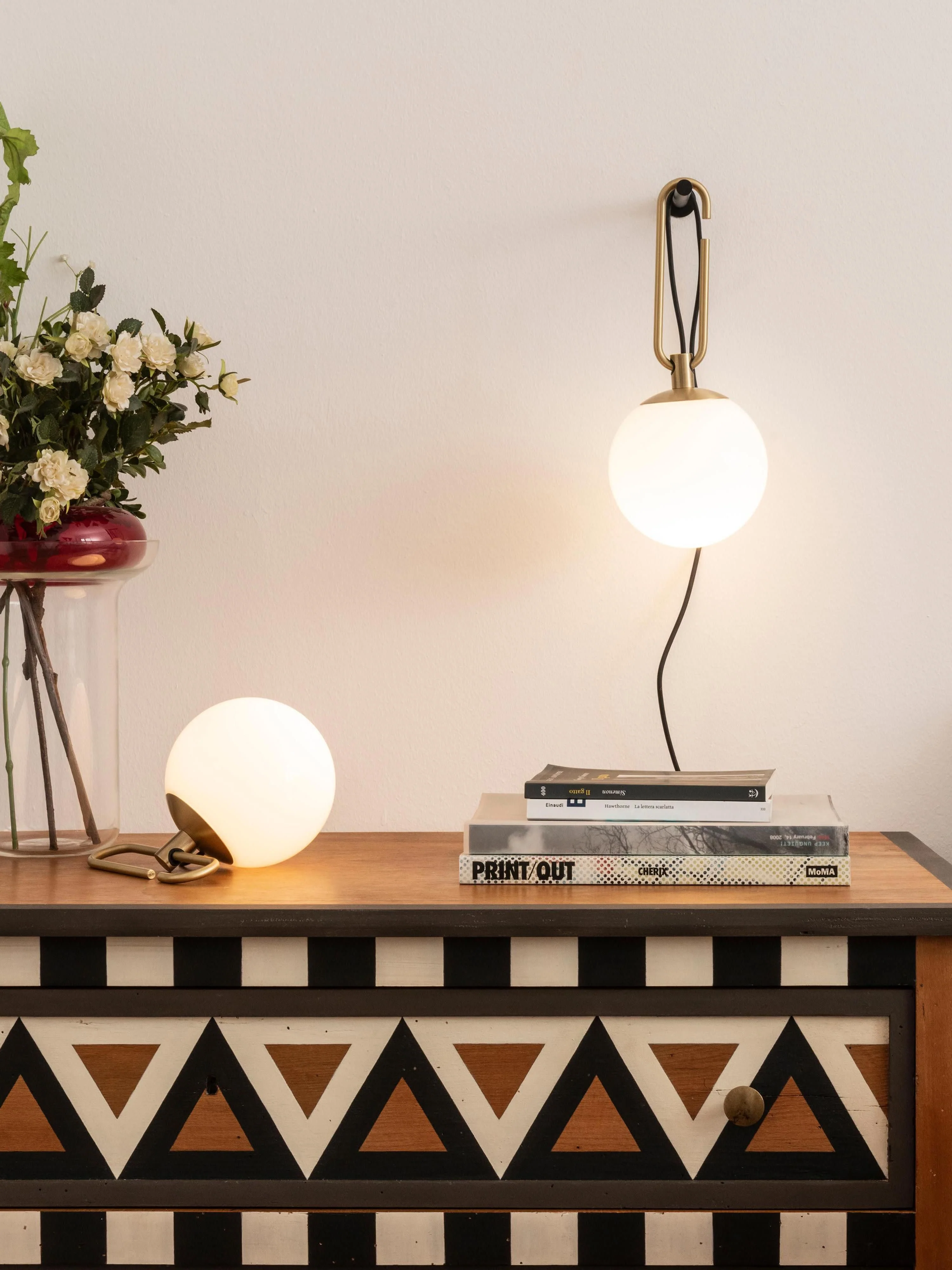 Mundgeblasene Tischlampe nh1217