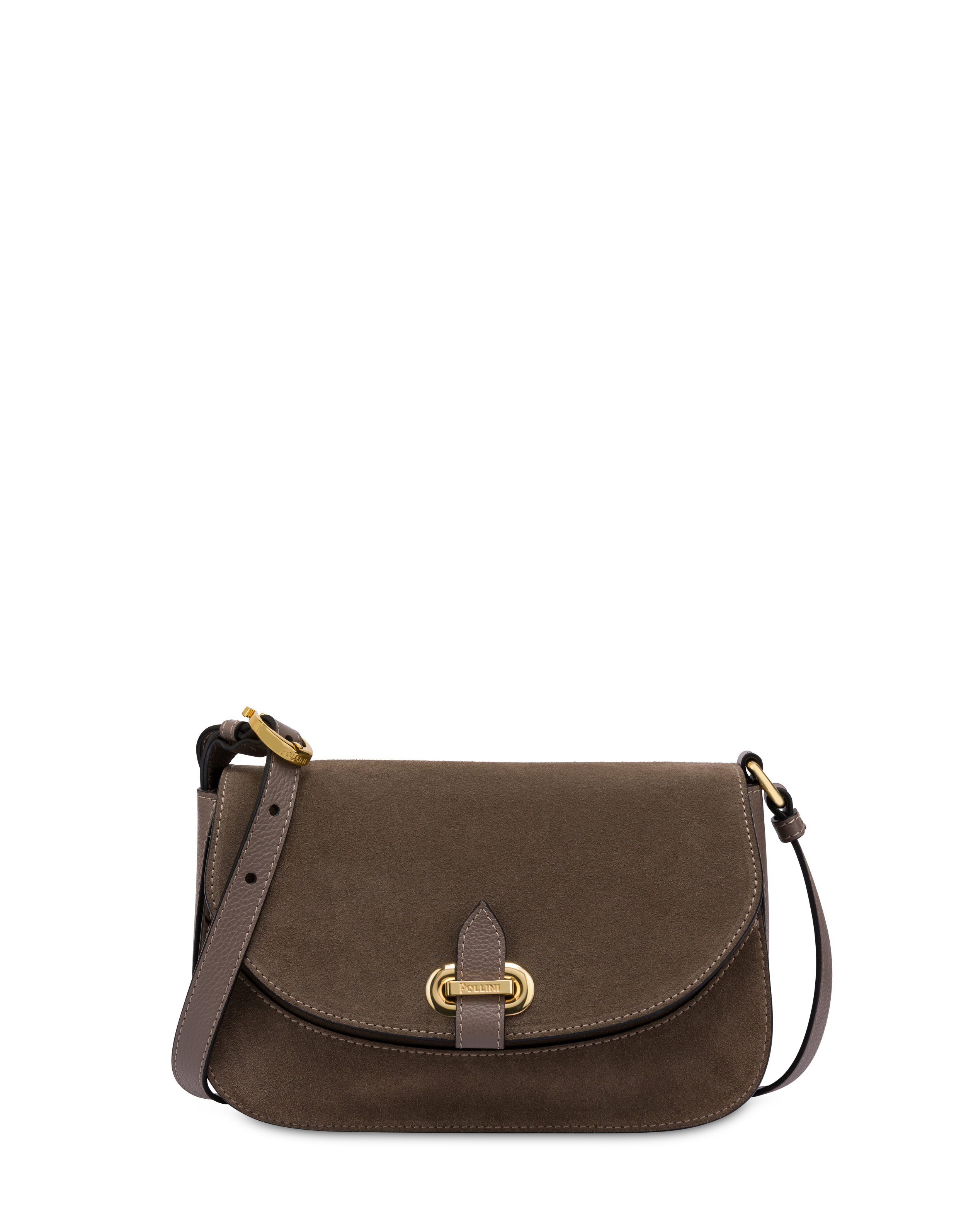 Crossbody Bag Fence In Vitello Taupe/taupe
