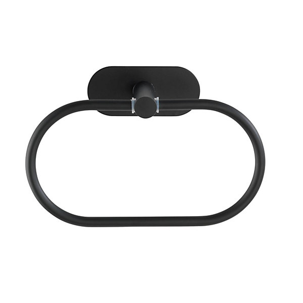 Anneau porte-serviette Orea en acier inox