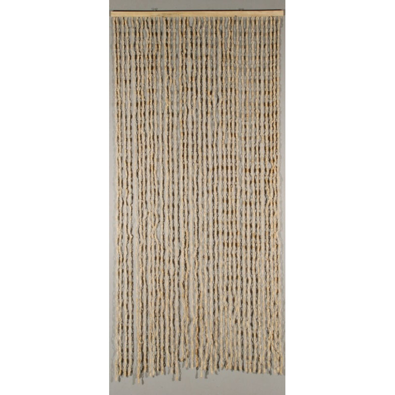Porte provençale Maïs nuage blanc 90 x 200 cm CONFORTEX