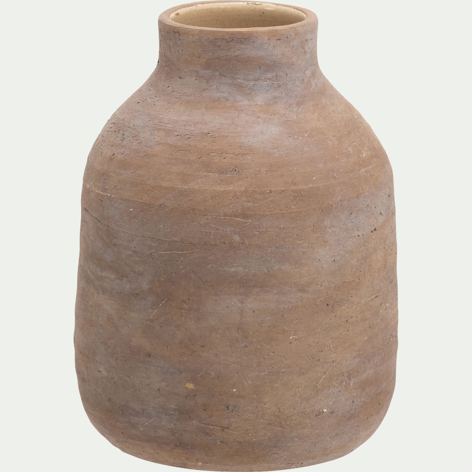 LOSSE - Vase classique en grès H22,5cm - marron