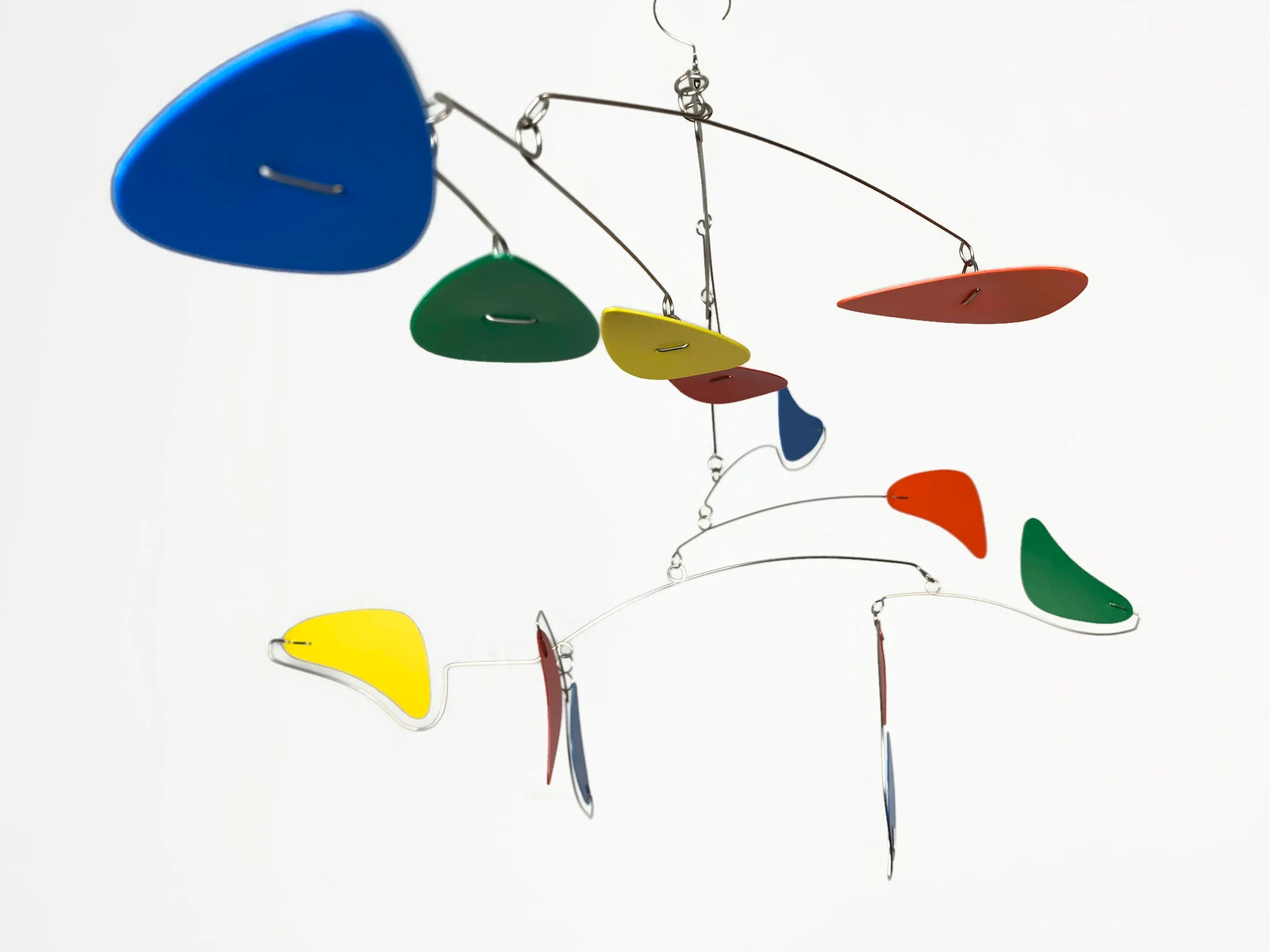 Baby Mobile in Serenity Style Mid Century Modern Rainbow Kinetic Art