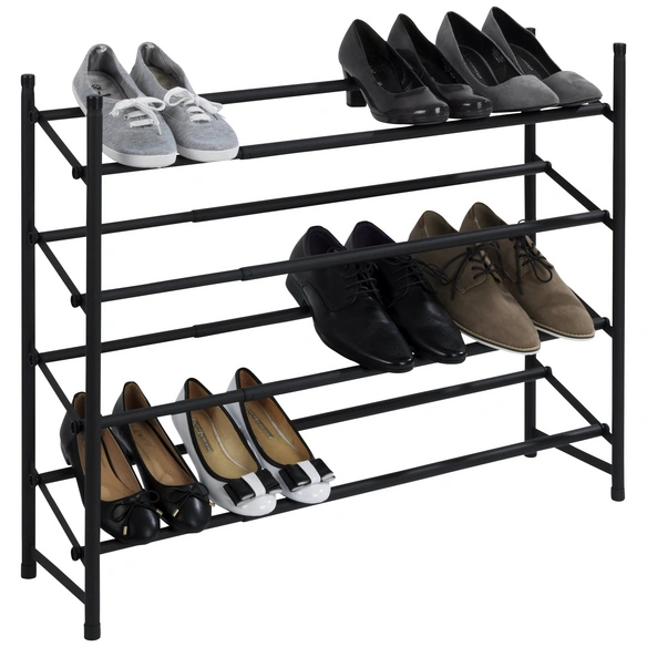 Schuhregal, HxBxT: 68 x 115 x 23 cm, Traglast: /Boden