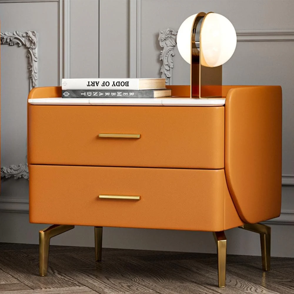 20 Modern Bedroom Nightstand with 2 Drawers, Bedside End Tables