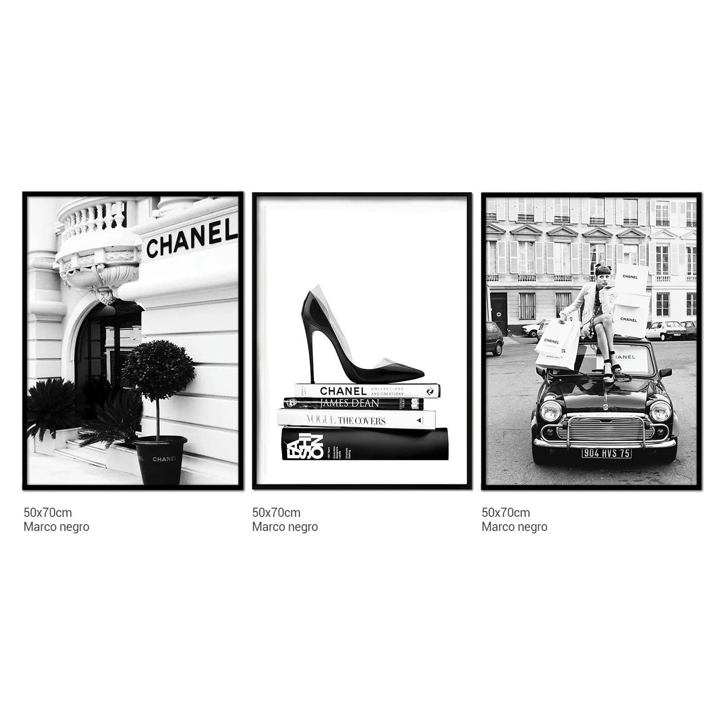 DÉCORATION MURALE - Décoration murale avec cadre en noir - La mode