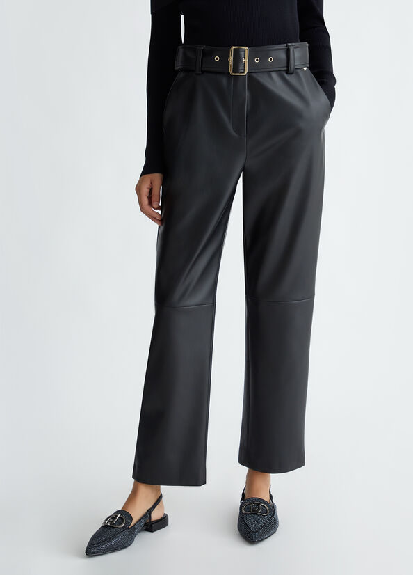 Pantaloni in tessuto spalmato