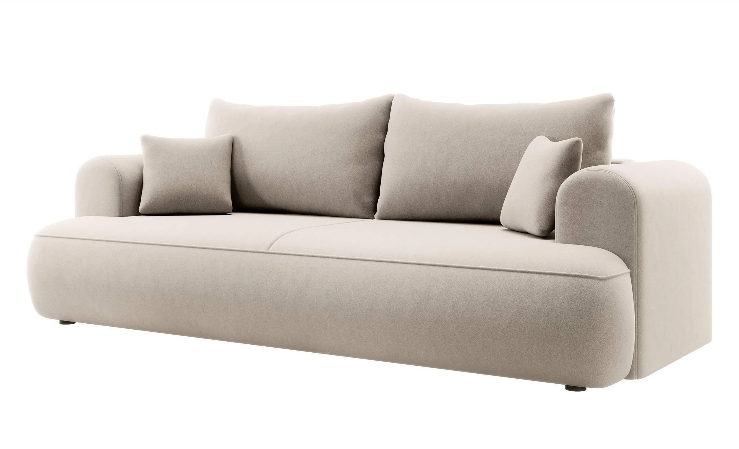 3-zitbank Philipa velvet met slaapfunctie