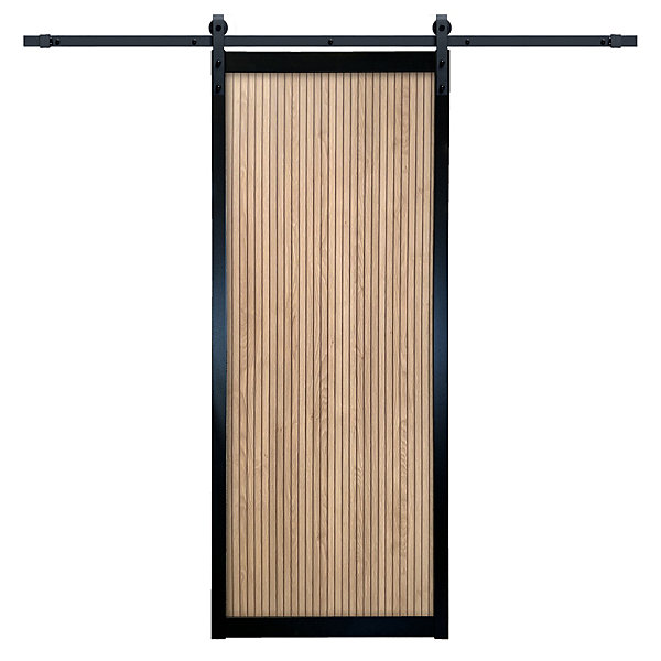 Lot porte Univers 204 x 83 x 4 cm   rail rustique Skylab