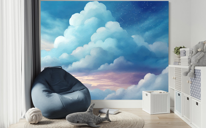 Feeby Fototapeta, Błękitne chmury 150x105