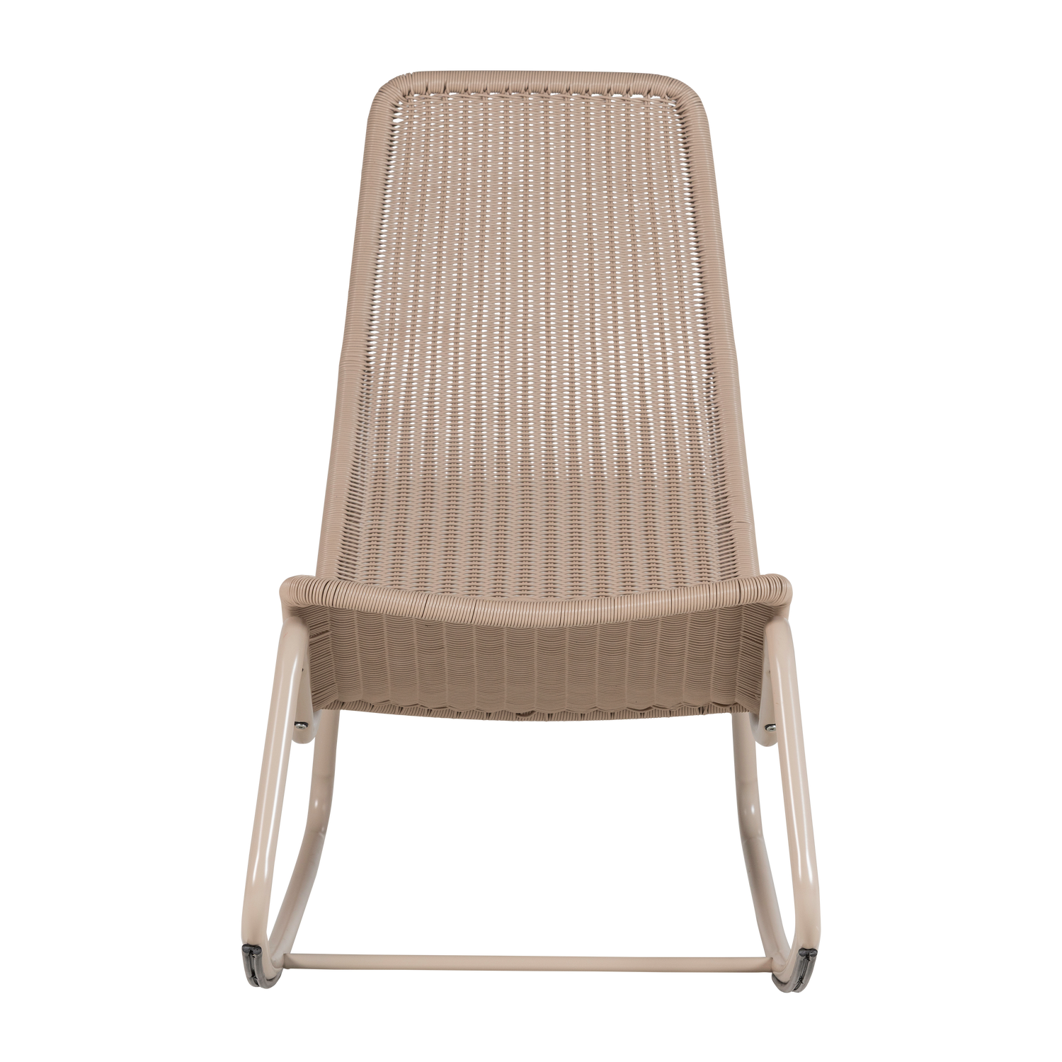 WOOOD schommelstoel tuin Tom - Kunststof - Zand - 97x51x95