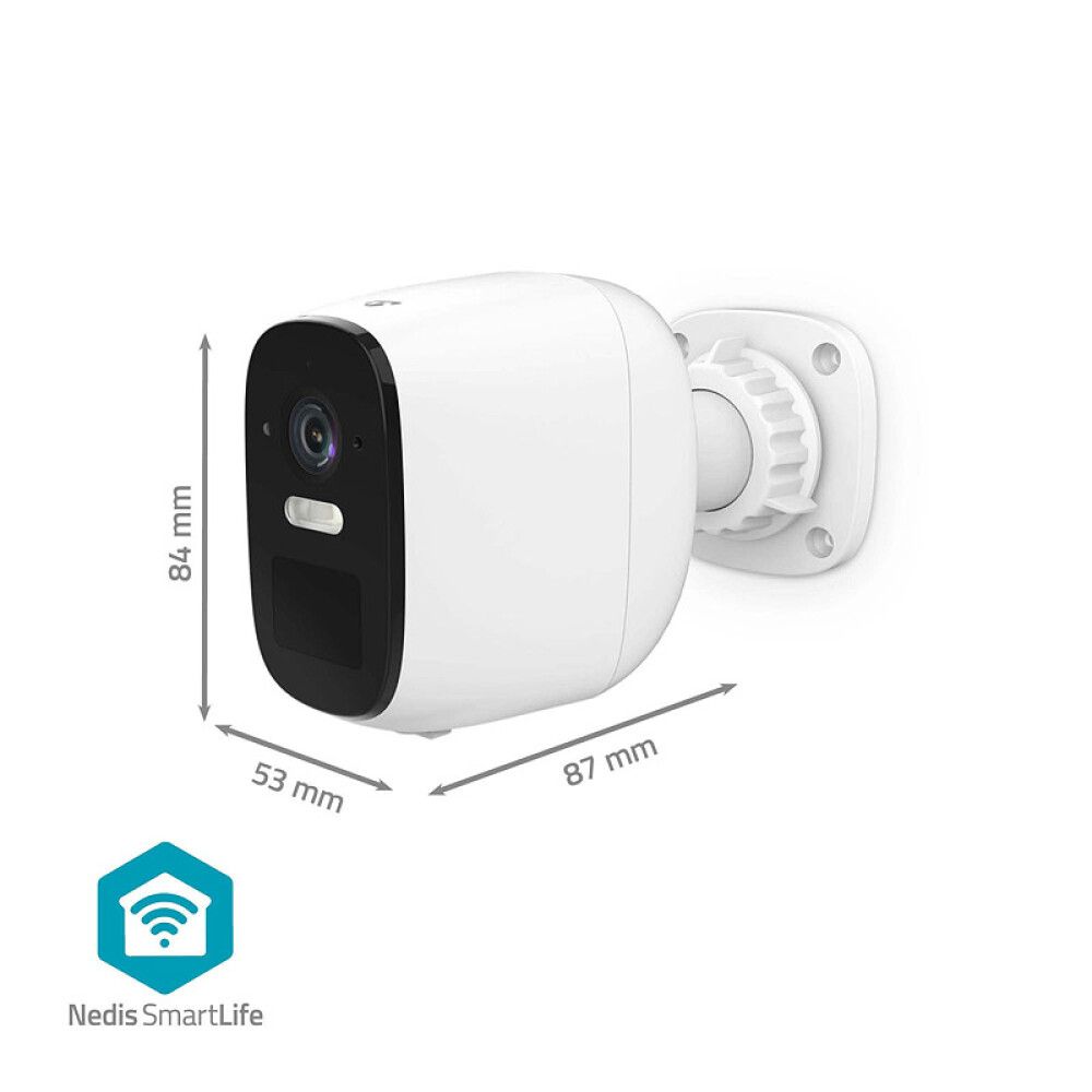 OVERVÅKNINGSKAMERA NEDIS SMARTLIFE UTOMHUS VIT WIFI