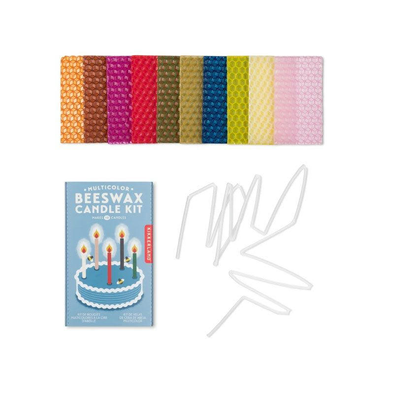 DIY - Coffret DIY fabriquer ses bougies multicolores en cire d'abeille