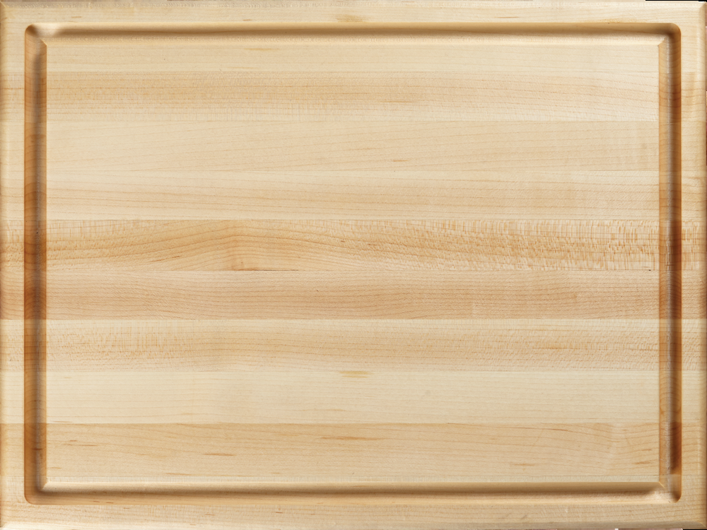 PADERNO Maple Hardwood Cutting Board, Grip Handles, 16-in x 20-in