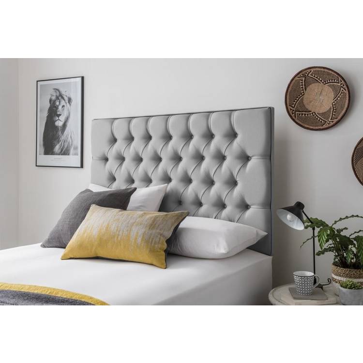 Silentnight Sassaria Single Headboard - Grey