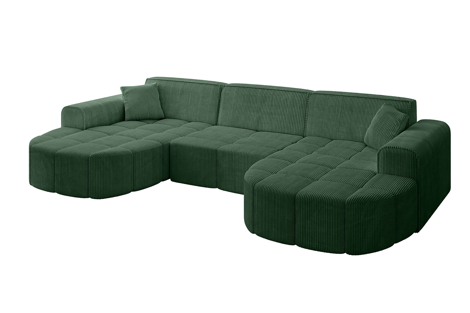 Narożnik uniwersalny bez funkcji spania LIVO-U1 - 315x173x79,5 Zielony