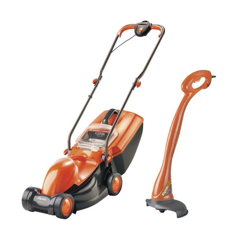 Pack tondeuse électrique 1100 W et coupe-bordure 230 W FLYMO