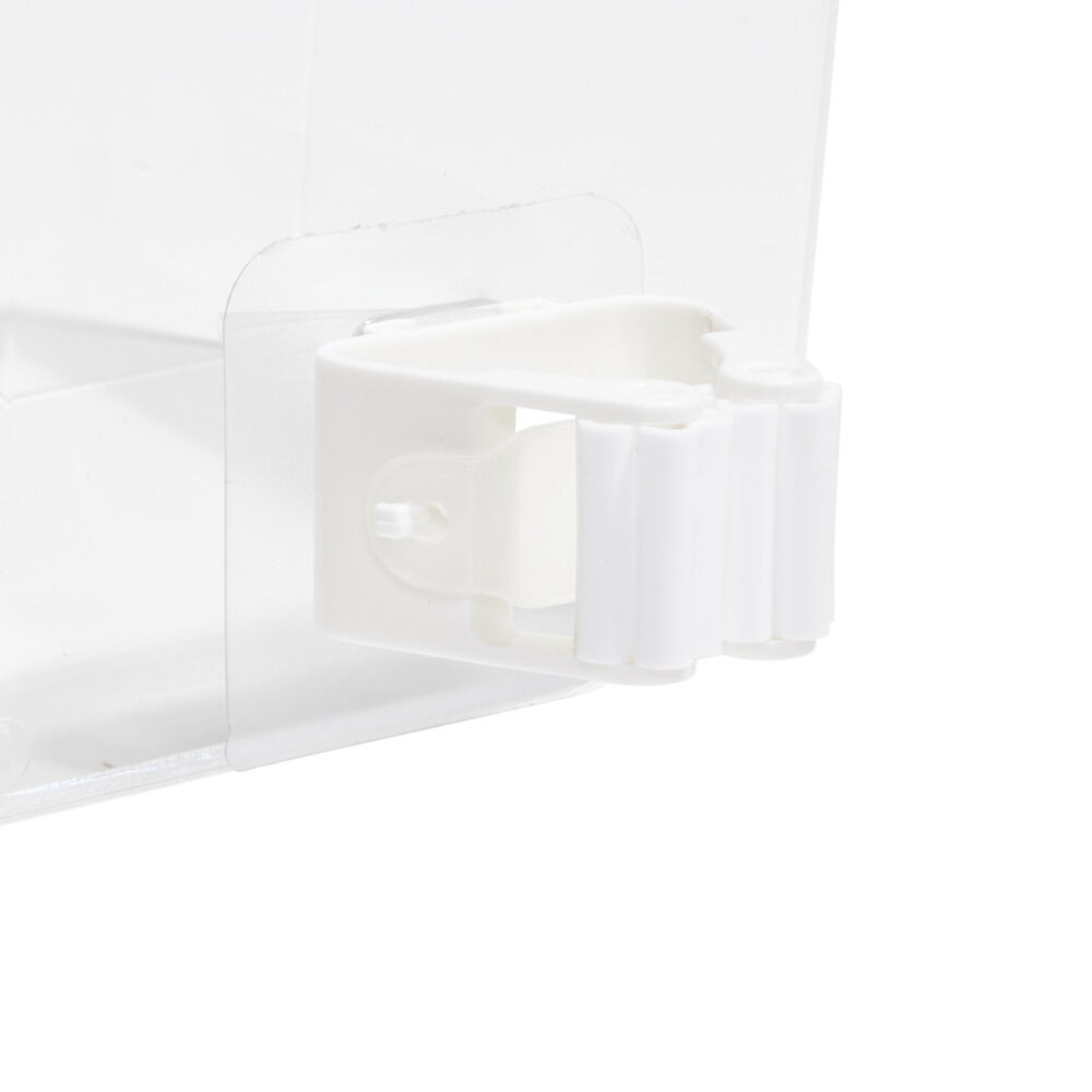 Porte balai adhésif plastique