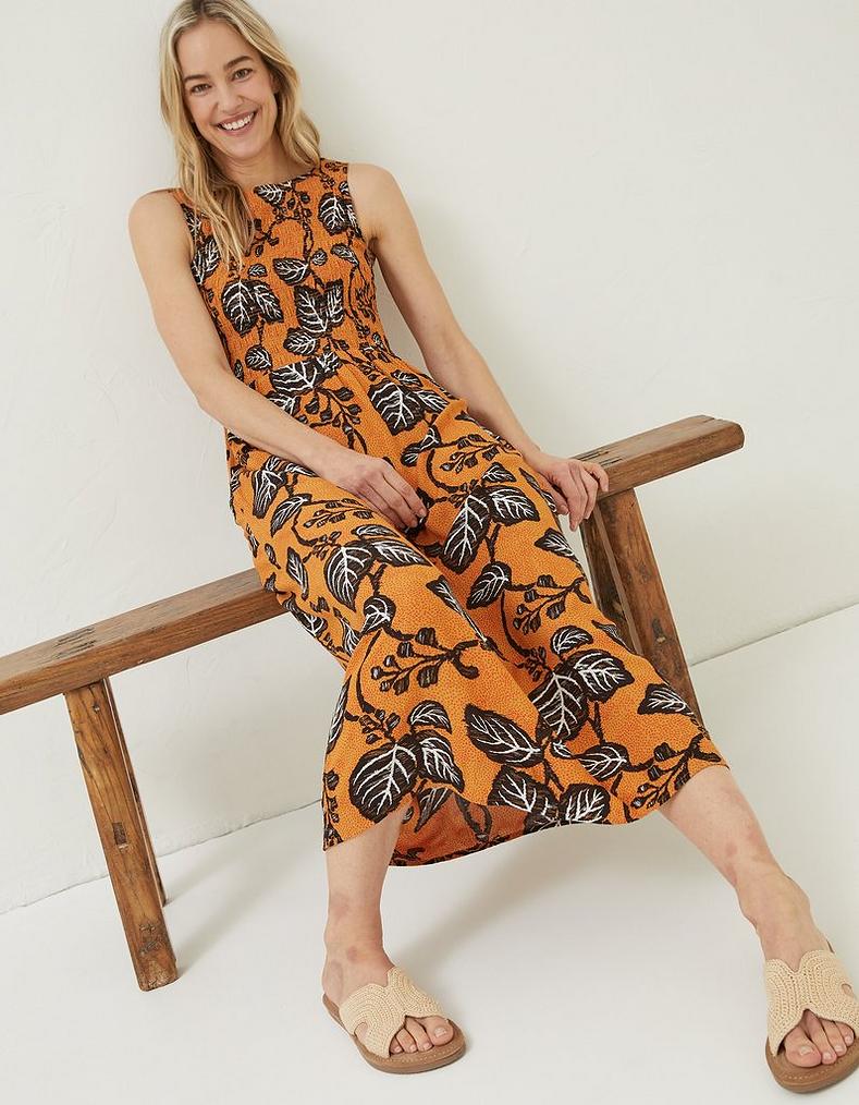 Anna Vine Floral Midi Dress