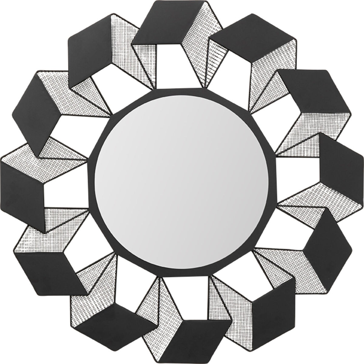 Kare Design Spiegel Cubes Ø70cm