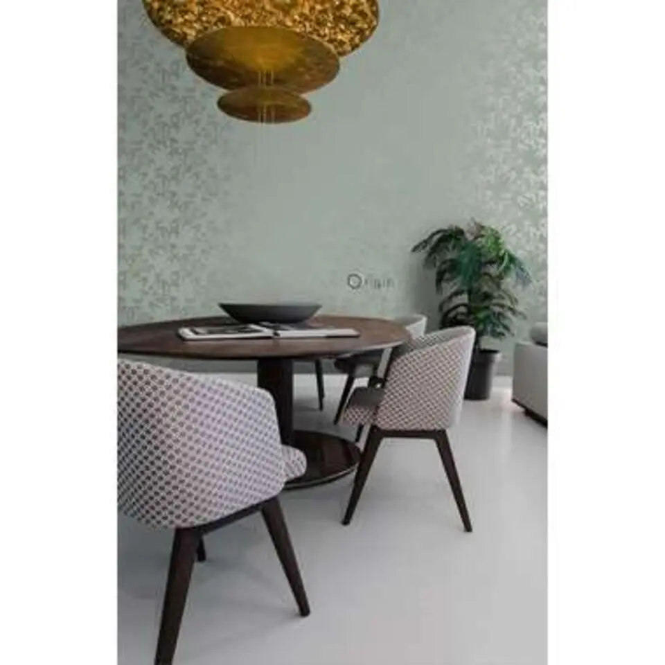 Origin behang - bamboe bladeren - groen - 0.53 x 10.05 m