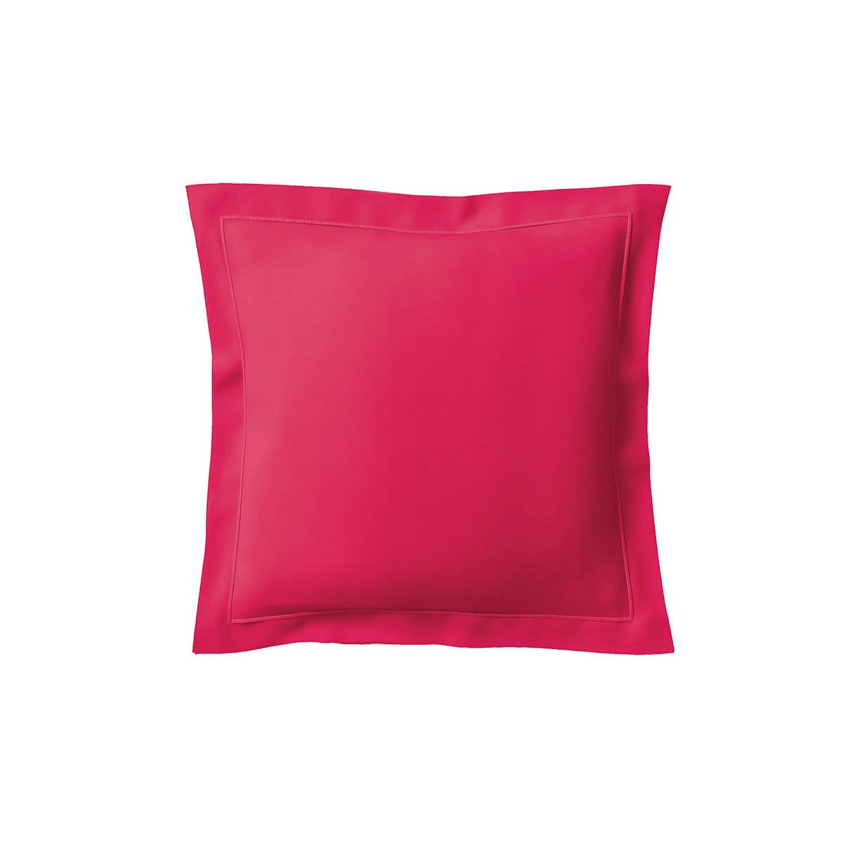 VEXIN - Taie d'oreiller coton framboise 50x75 cm