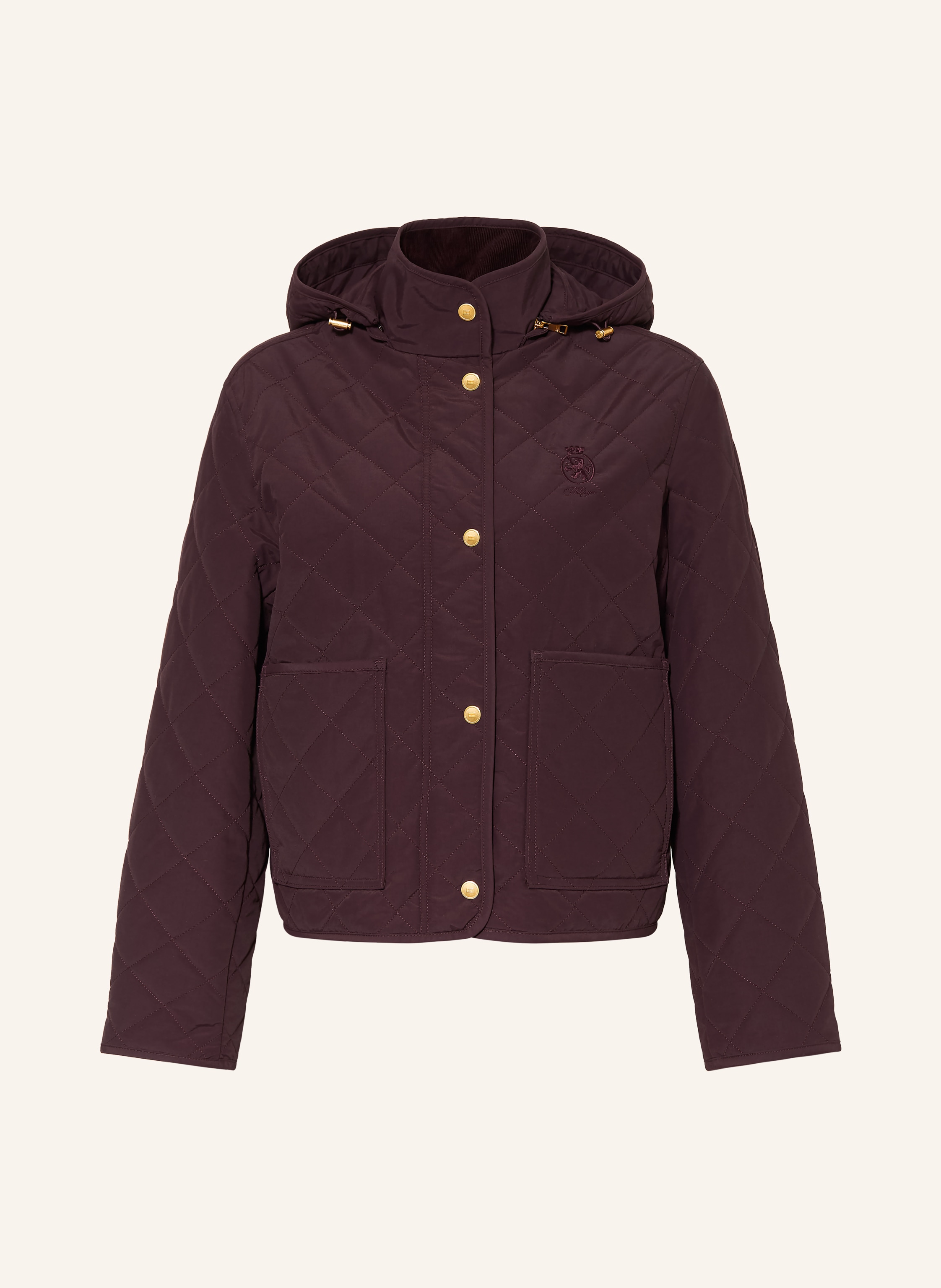 TOMMY HILFIGER Steppjacke mit abnehmbarer Kapuze