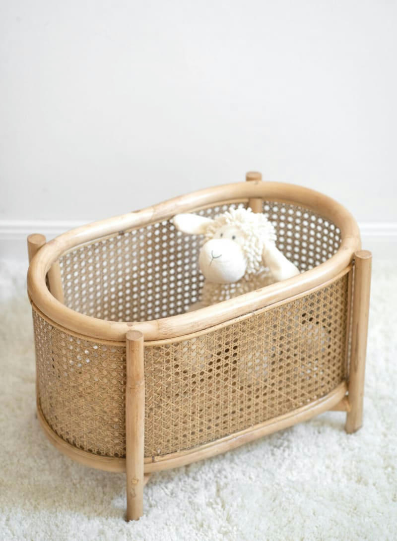 JACK - Rangement en cannage naturel