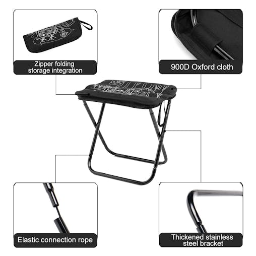 NNEOBA Camping Stool Foldable Chair